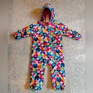 Reversible Patagonia Puffball Baby Snowsuit